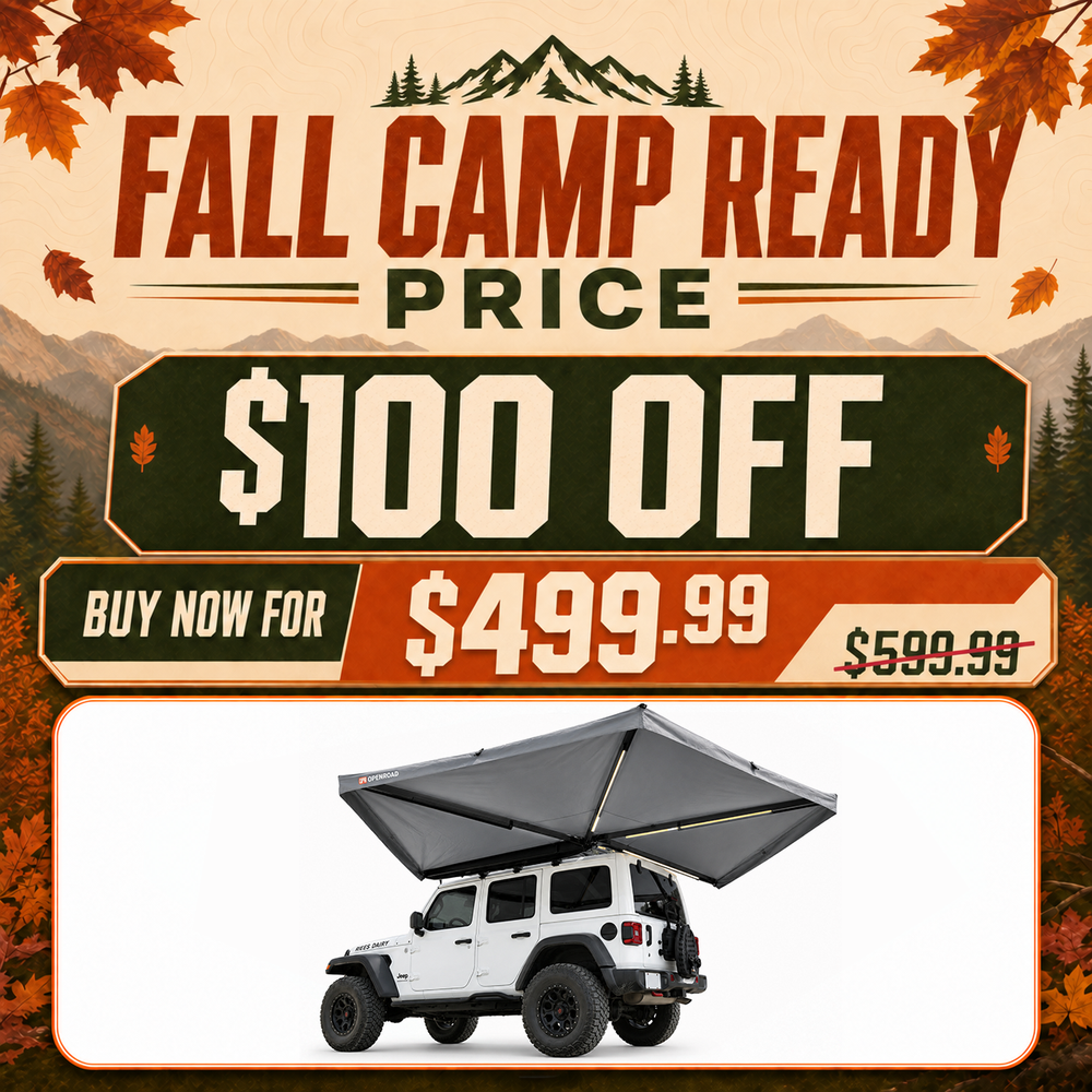 OPENROAD 270 Free Standing Awning for Camping-Trail Series Openroad4wd