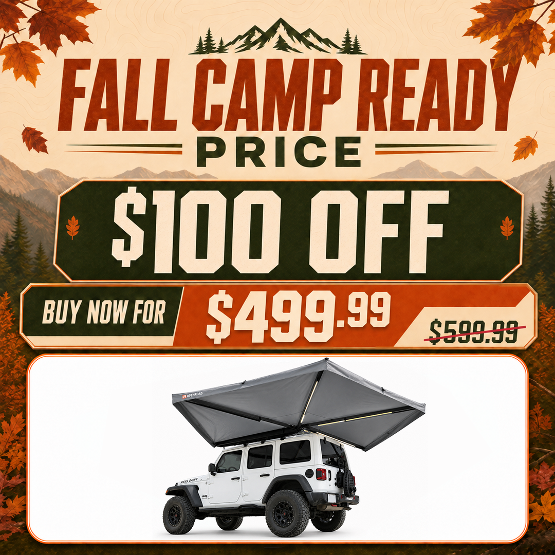 OPENROAD 270 Free Standing Awning for Camping-Trail Series Openroad4wd