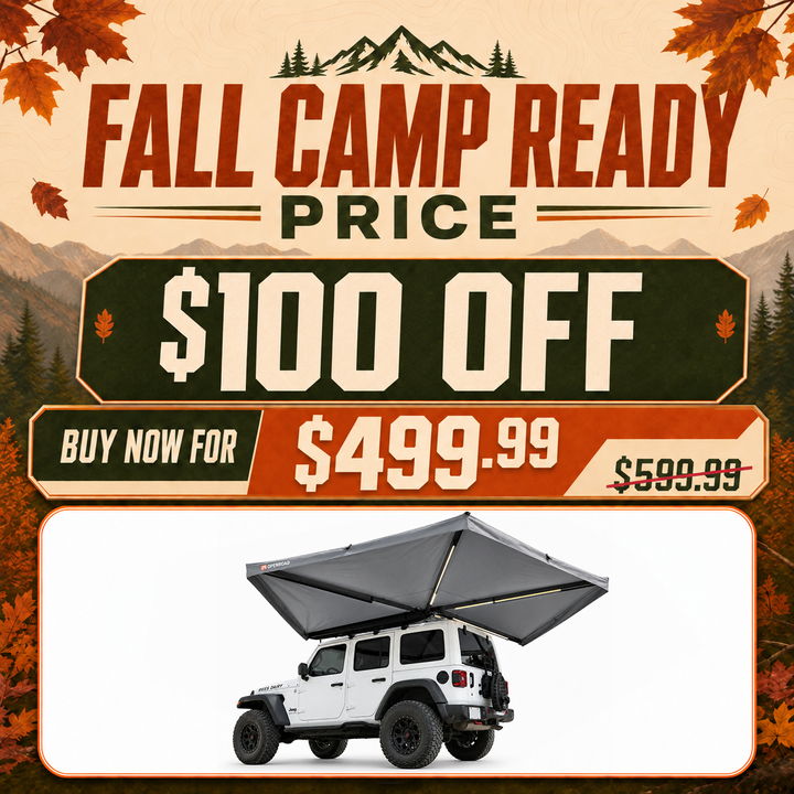 OPENROAD 270 Free Standing Awning for Camping-Trail Series Openroad4wd