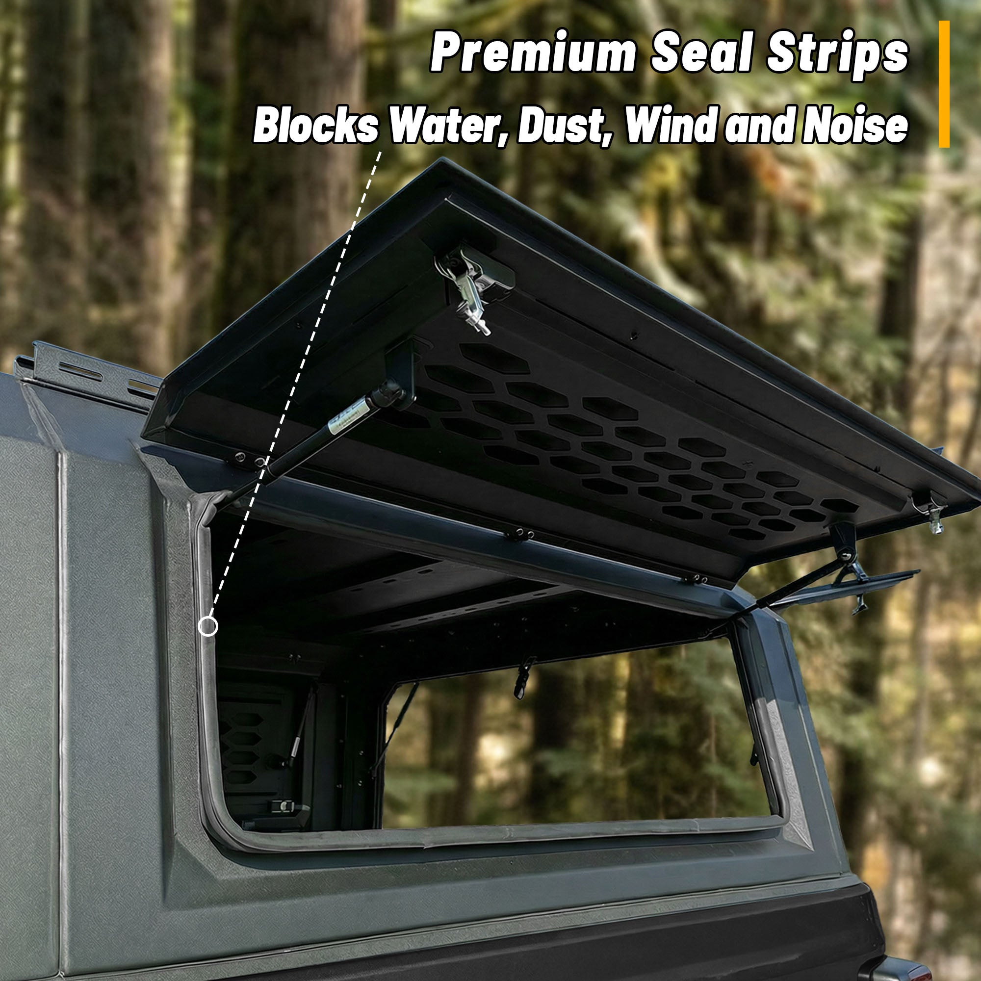 OPENROAD Aluminum Truck Cap for Toyota Tundra (2022-2026) – 5.5ft Bed Openroad4wd