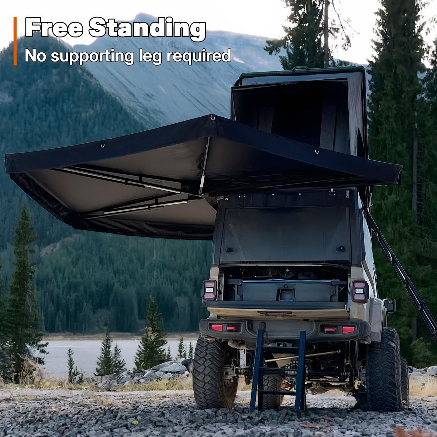 270 degree rotating car tent Openroad 270 Freestanding Awning for Camping, Driver / 270 Awning