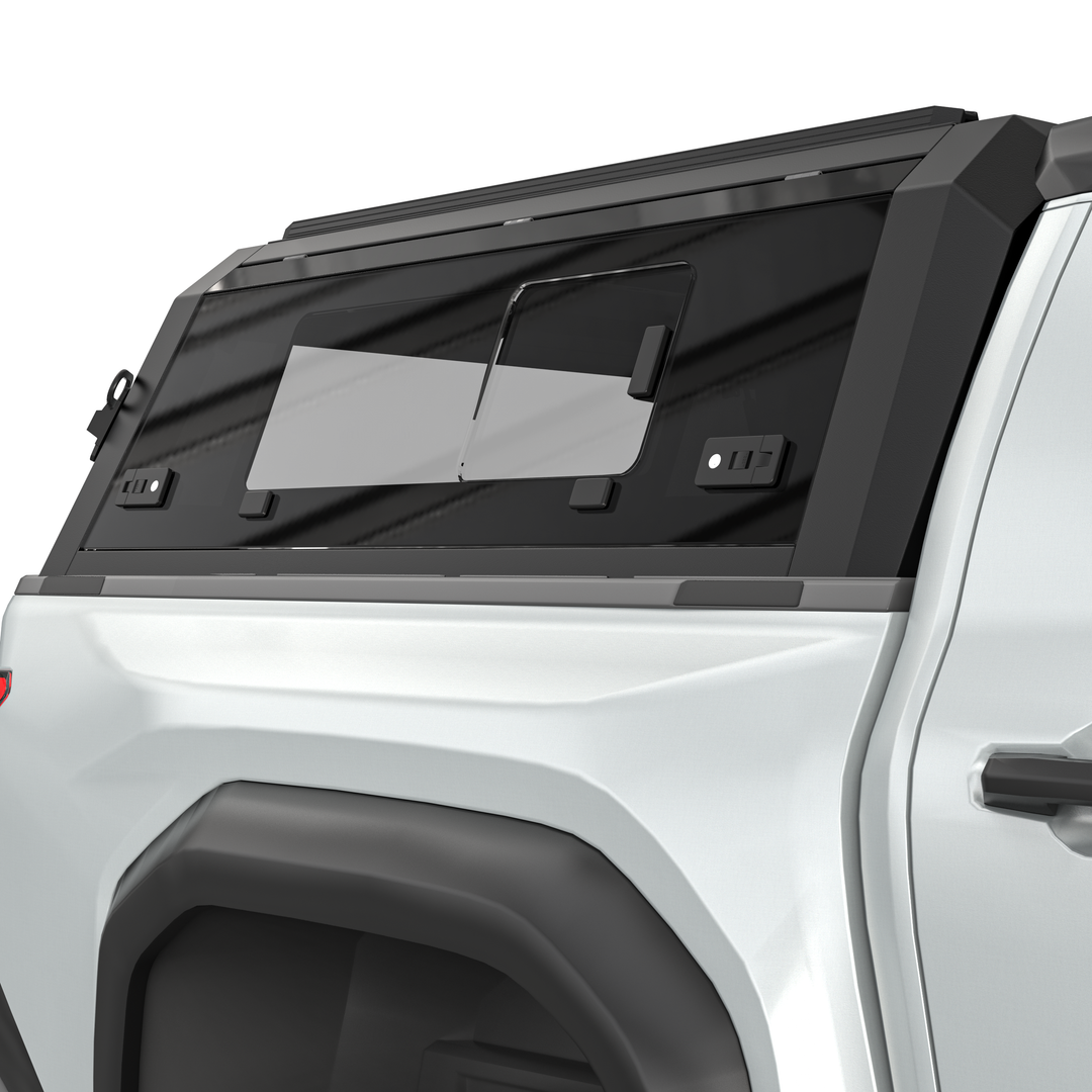 OPENROAD Sliding Glass Side Truck Cap for Toyota Tacoma (2024-2026) – 5ft Bed Openroad4wd