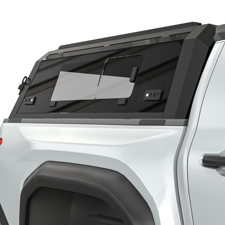 OPENROAD Sliding Glass Side Truck Cap for Toyota Tacoma (2024-2026) – 5ft Bed Openroad4wd