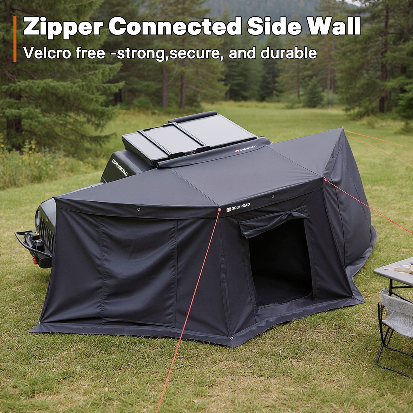 OPENROAD 180 Free Standing Awning Openroad4wd Awning with Sidewalls