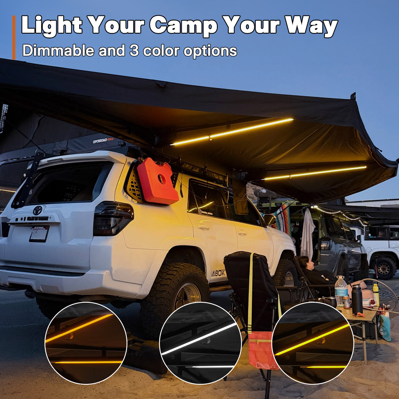 OPENROAD 180 Free Standing Awning