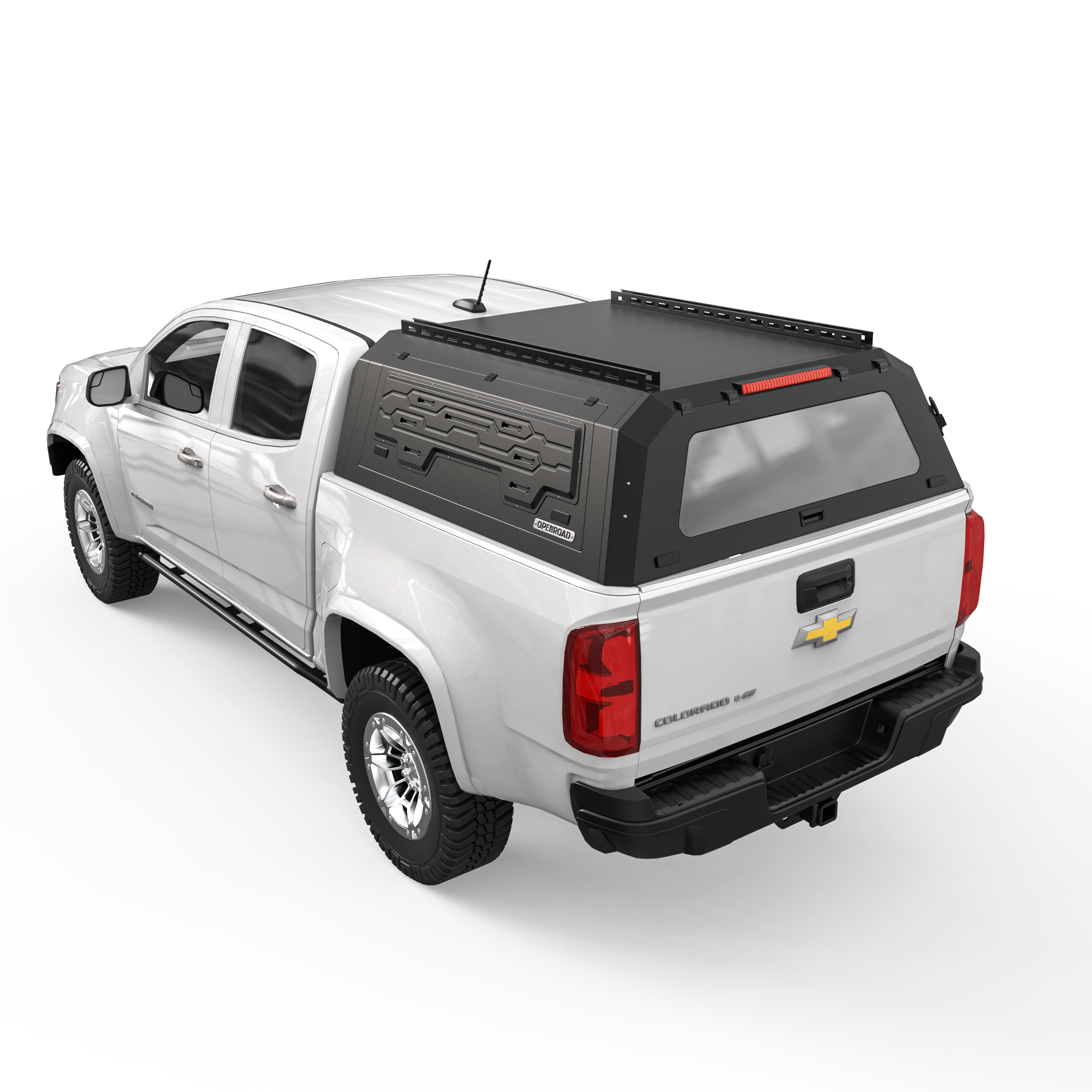 OPENROAD Aluminum Truck Cap for Chevy Colorado/GMC Canyon (2015-2022) – 5ft Bed Openroad4wd