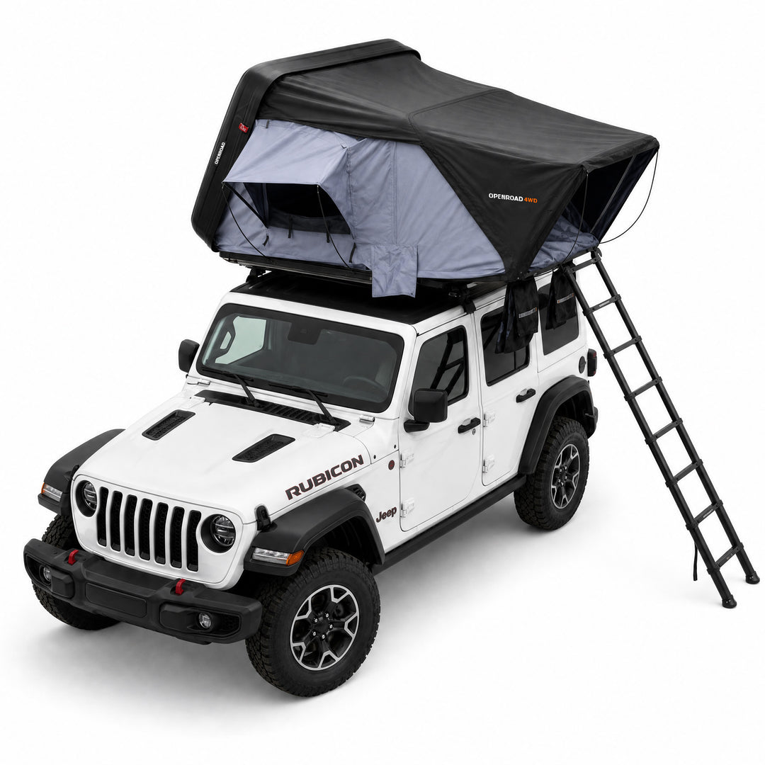 OPENROAD FlowRoof Side-Open Hard Shell Rooftop Tent Openroad4wd