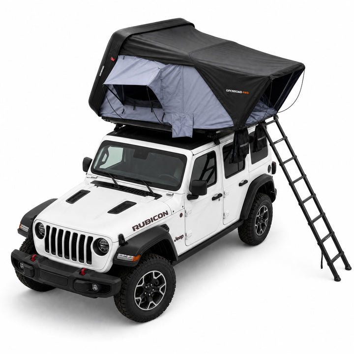 OPENROAD FlowRoof Side-Open Hard Shell Rooftop Tent Openroad4wd