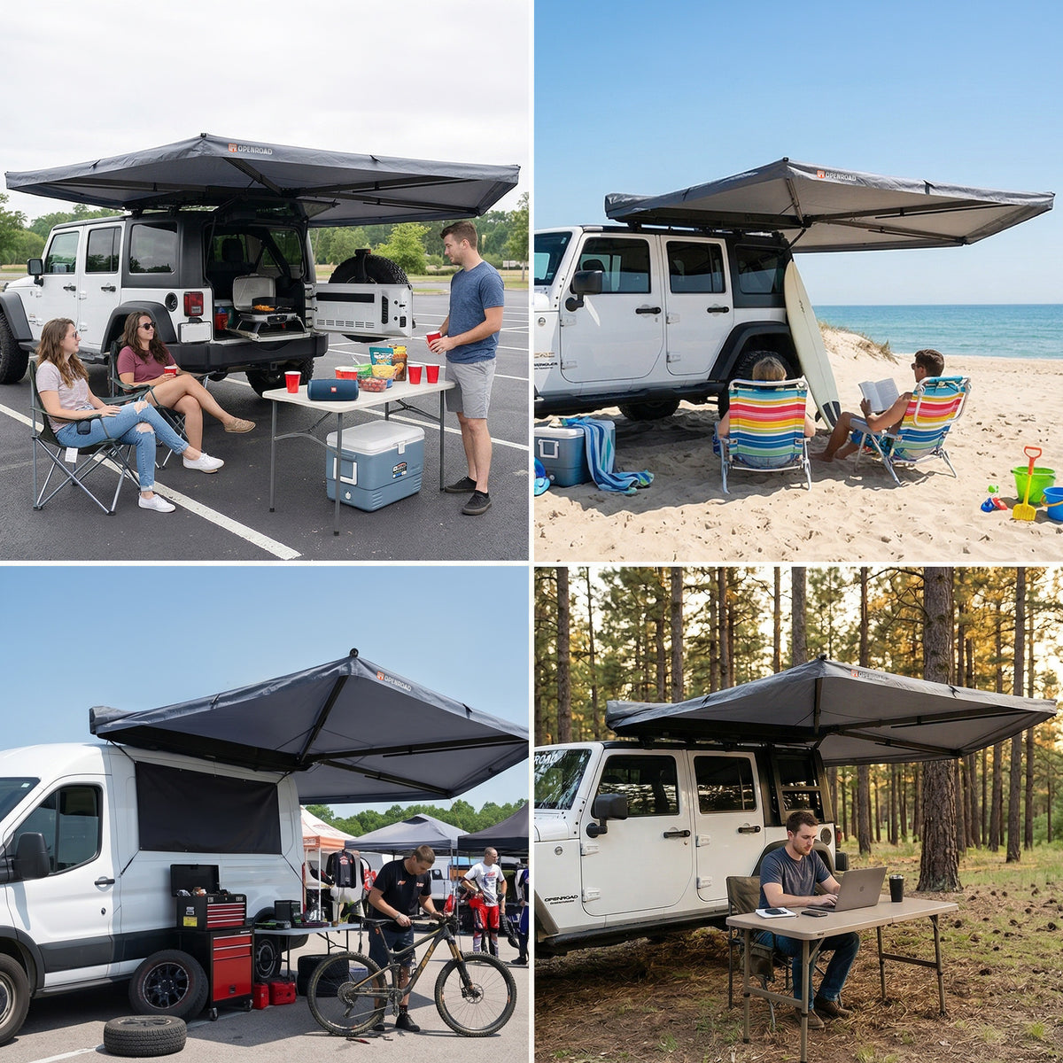 awning tent for camper Best 270° Free Standing Camping Awning for SUV & Car