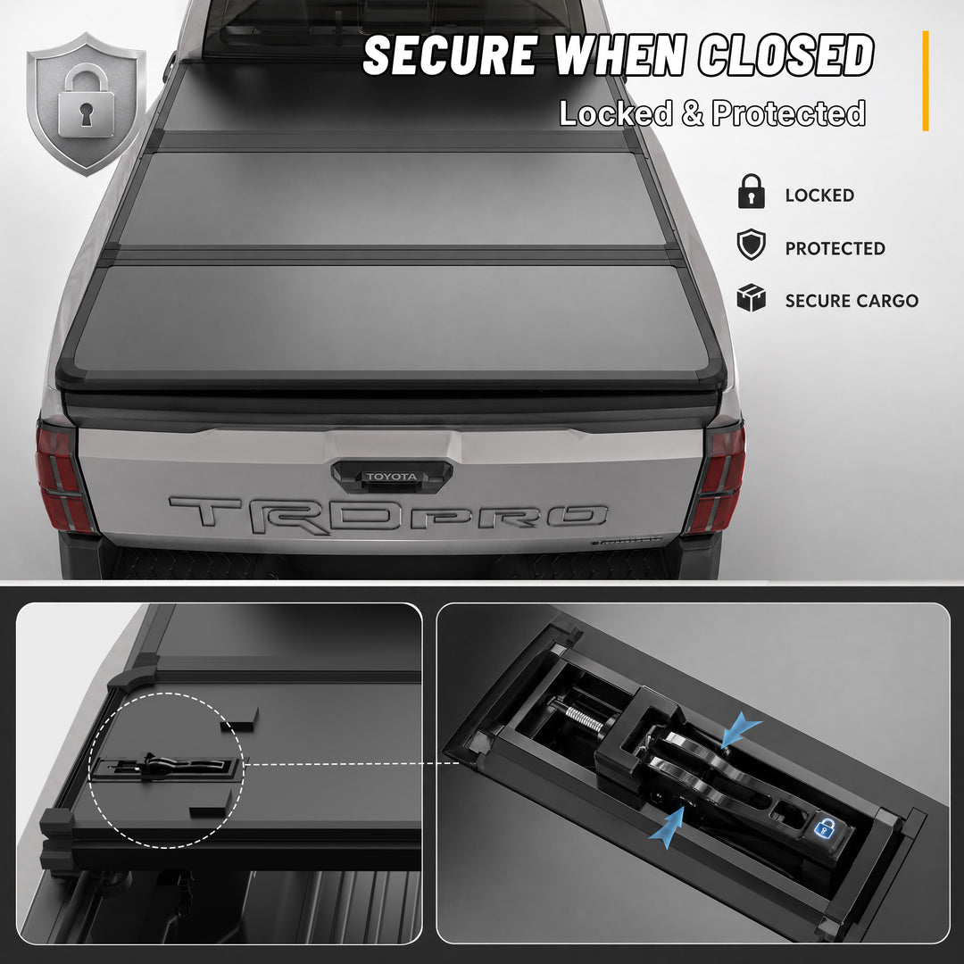 OPENROAD Aluminum folding Tonneau Cover Openroad4wd