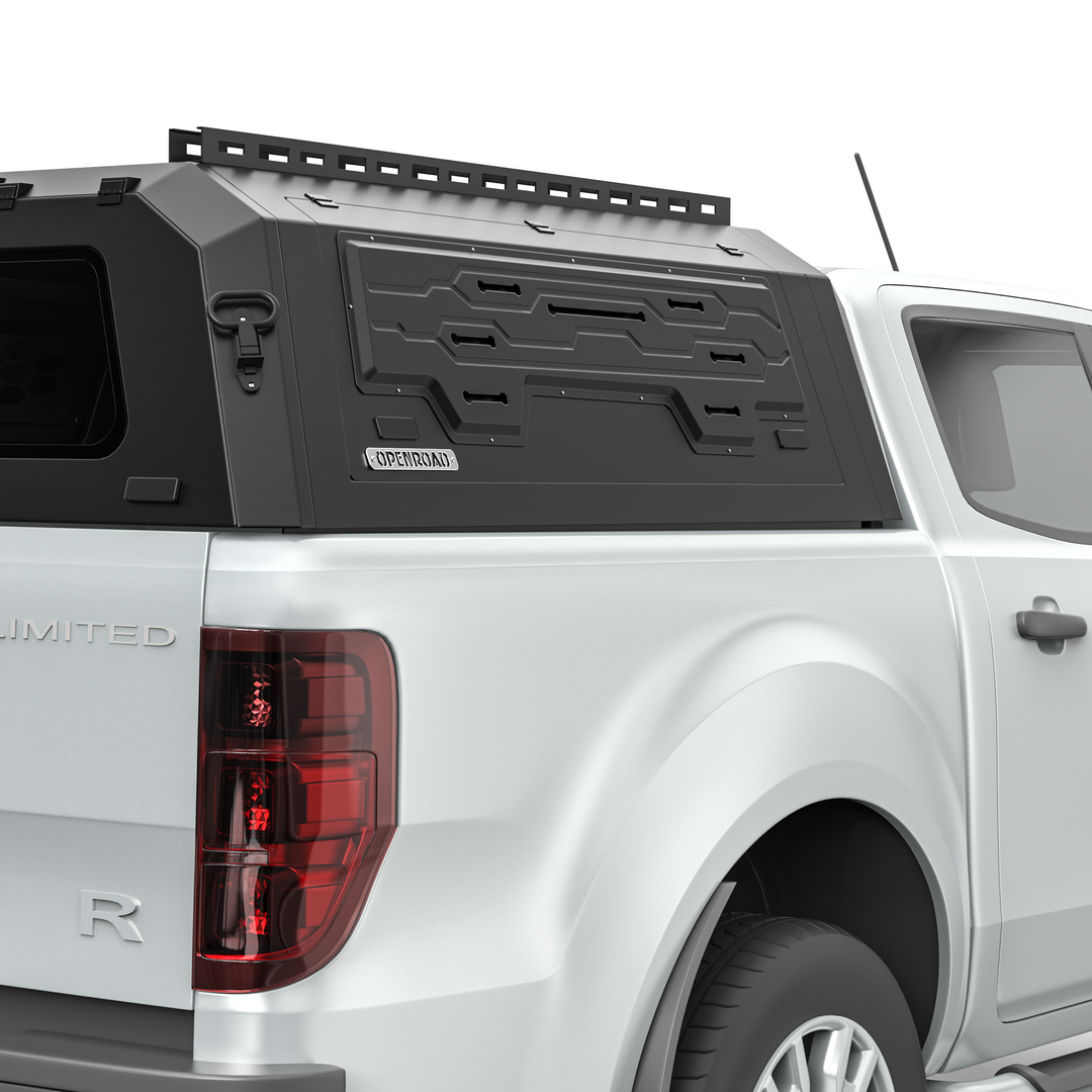 OPENROAD Aluminum Truck Cap for Ford Ranger (2019-2023)-5ft Bed