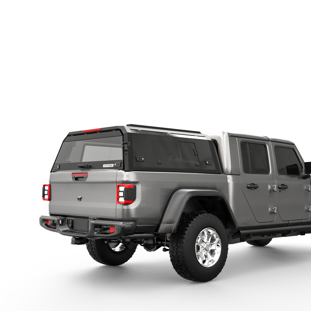 OPENROAD Sliding Glass Side Truck Cap for Jeep Gladiator 2019-2026 Openroad4wd