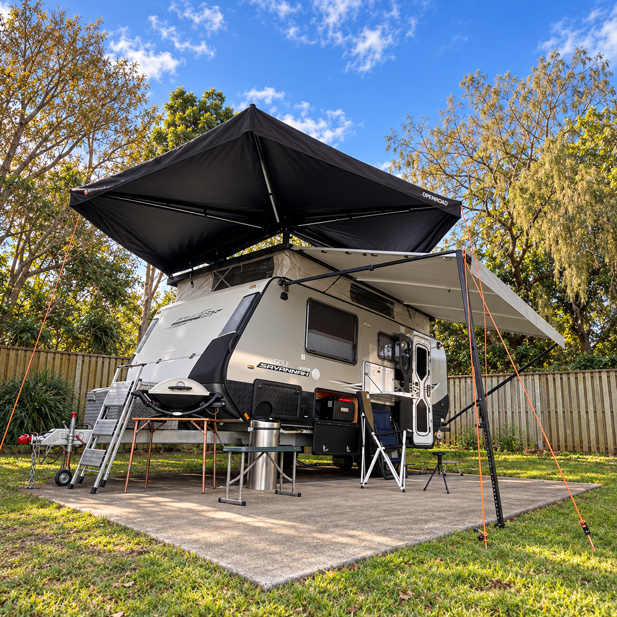 OPENROAD  270 Free Standing Awning for Camping-Adventure Series