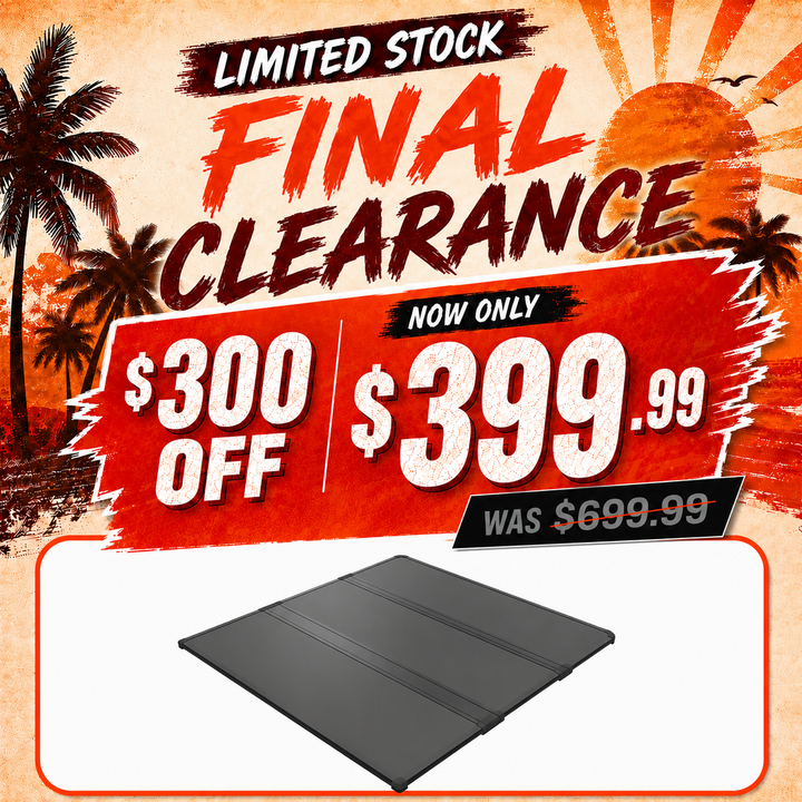 OPENROAD Aluminum folding Tonneau Cover