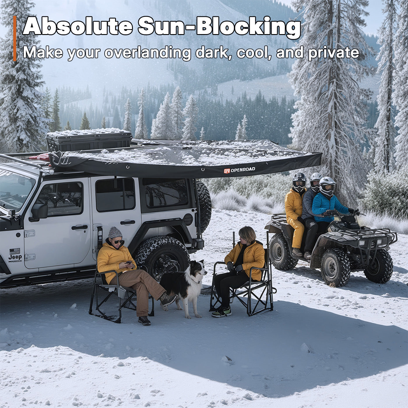 OPENROAD 270 Free Standing Awning for Camping awnings openroad4wd.com