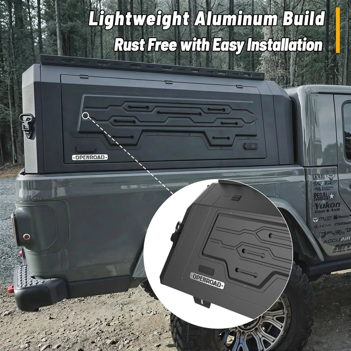 OPENROAD Truck Cap With Storage Boxes Openroad4wd