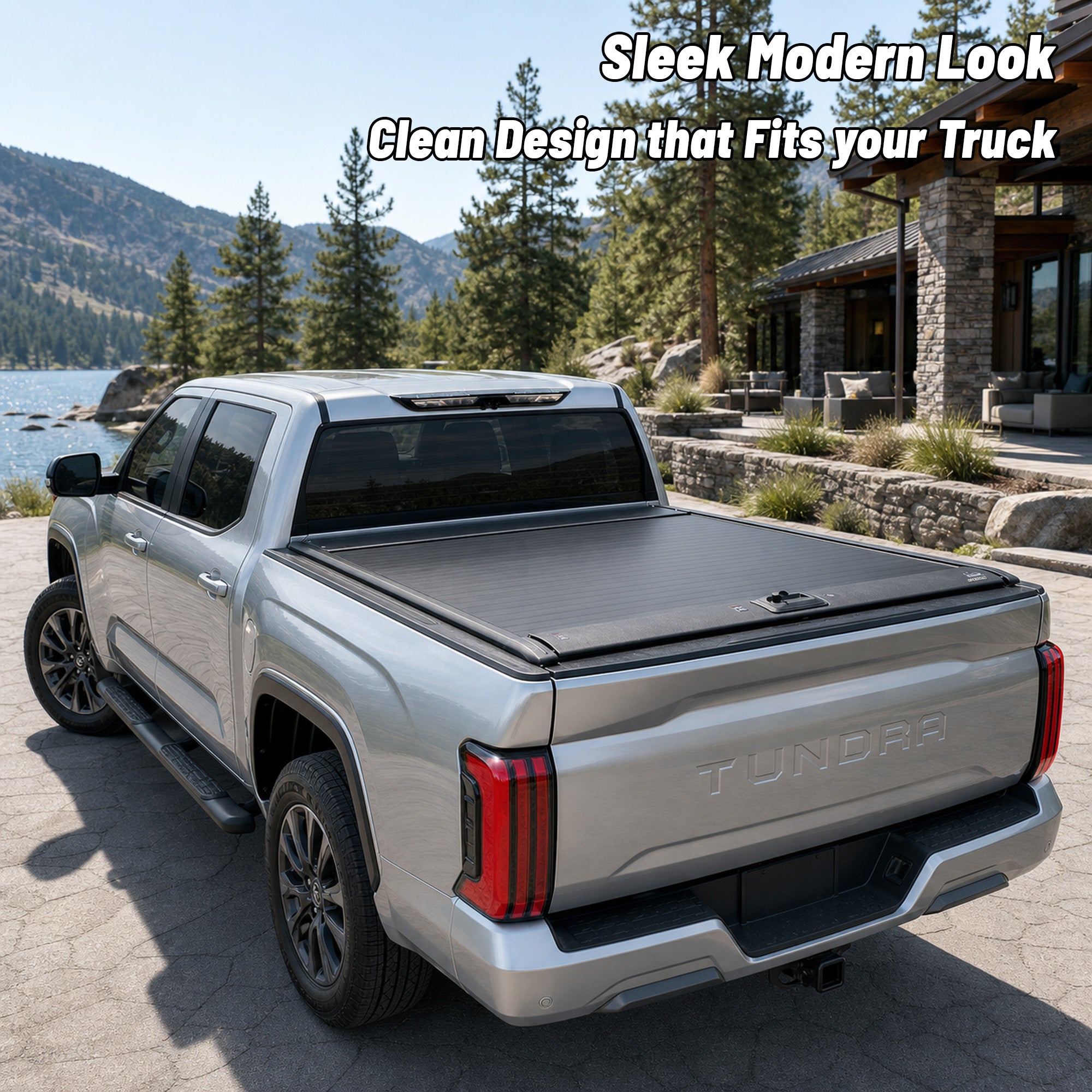 OPENROAD Aluminum Retractable Tonneau Cover for Toyota Tundra (2007-2026) 5.5ft With handle Openroad4wd