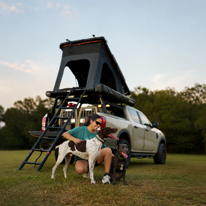 OPENROAD Modular Adventure Camp System —— Aluminum Hard Shell Roof Top Tent+ 270° Awning Solution for Any Vehicle