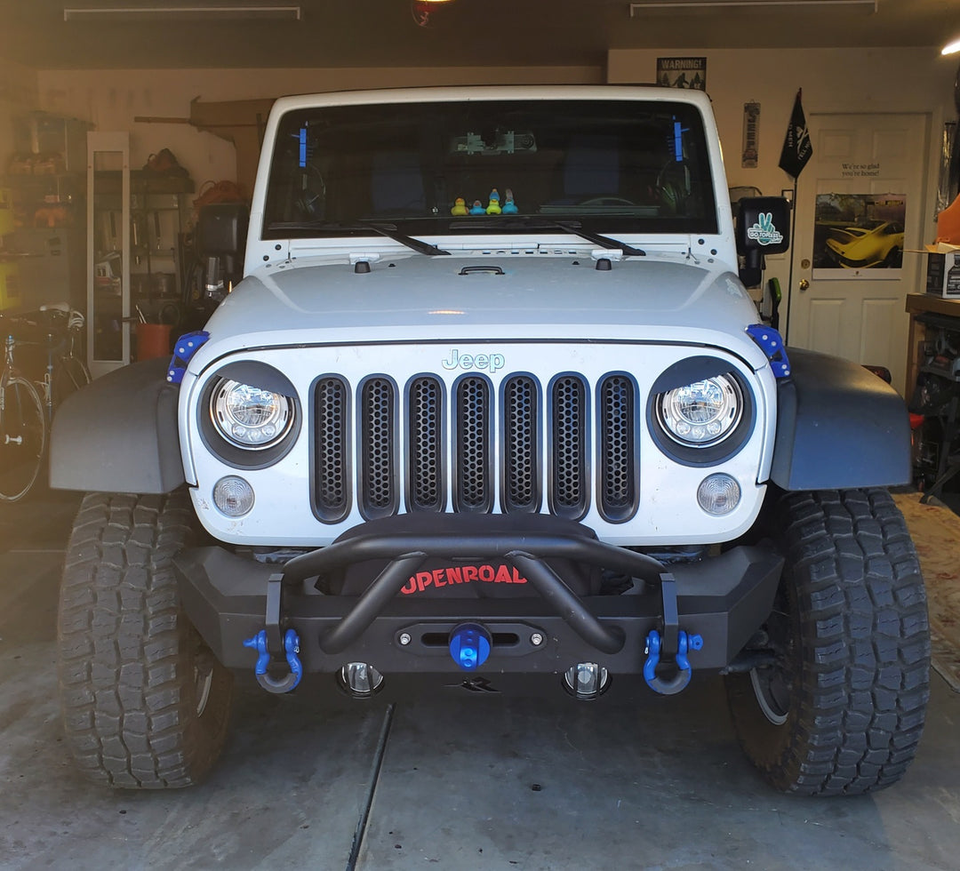 OPENROAD Winch Protection Cover Heavy Duty Waterproof Dust-proof Black Neoprene,Ideal for 2000-17500lbs winch accessories OPENROAD   