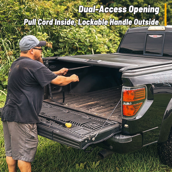 OPENROAD Aluminum Retractable Tonneau Cover for F150 (2004-2026) 5.5ft With handle Openroad4wd