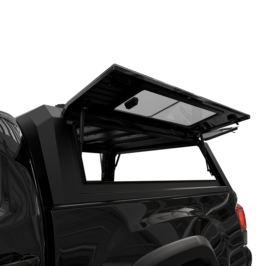 OPENROAD Sliding Glass Side Truck Cap for Toyota Tacoma (2016-2023) – 5ft Bed Openroad4wd