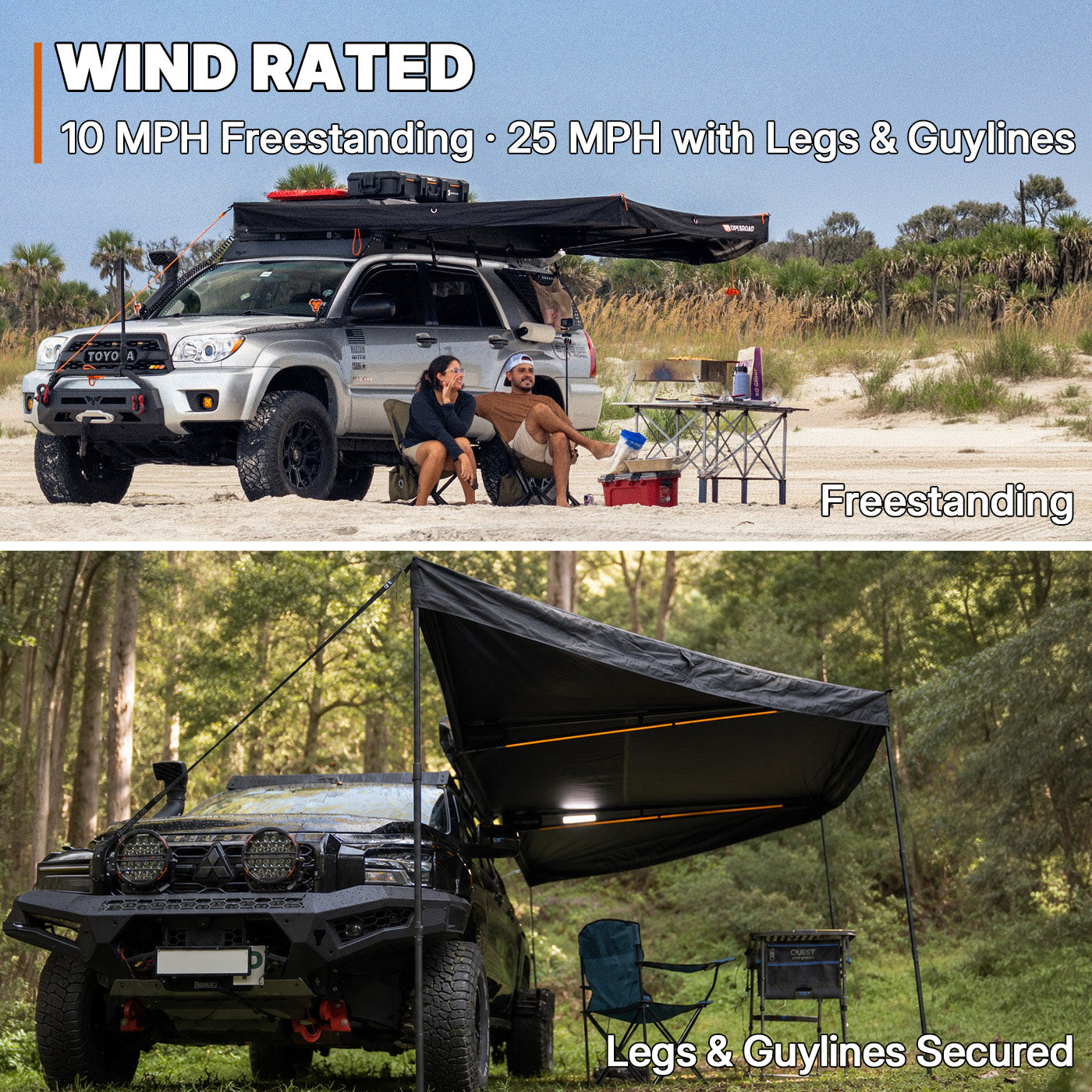 OPENROAD 180 Free Standing Awning