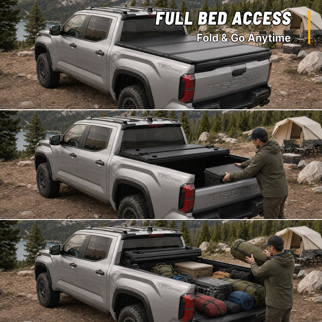 OPENROAD Aluminum folding Tonneau Cover Openroad4wd