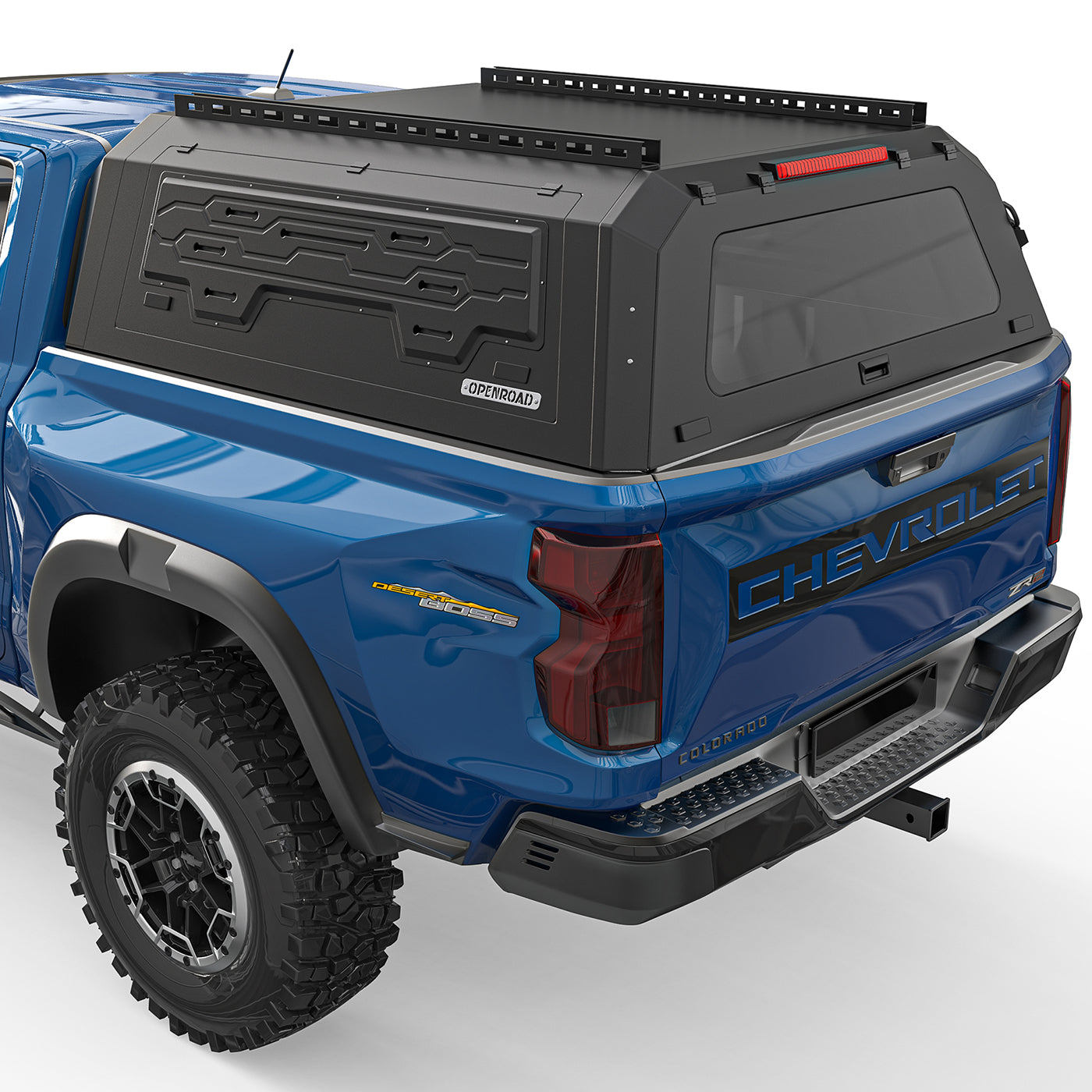 OPENROAD Aluminum Truck Cap for Chevy Colorado/GMC Canyon (2023-2026) – 5ft Bed Openroad4wd