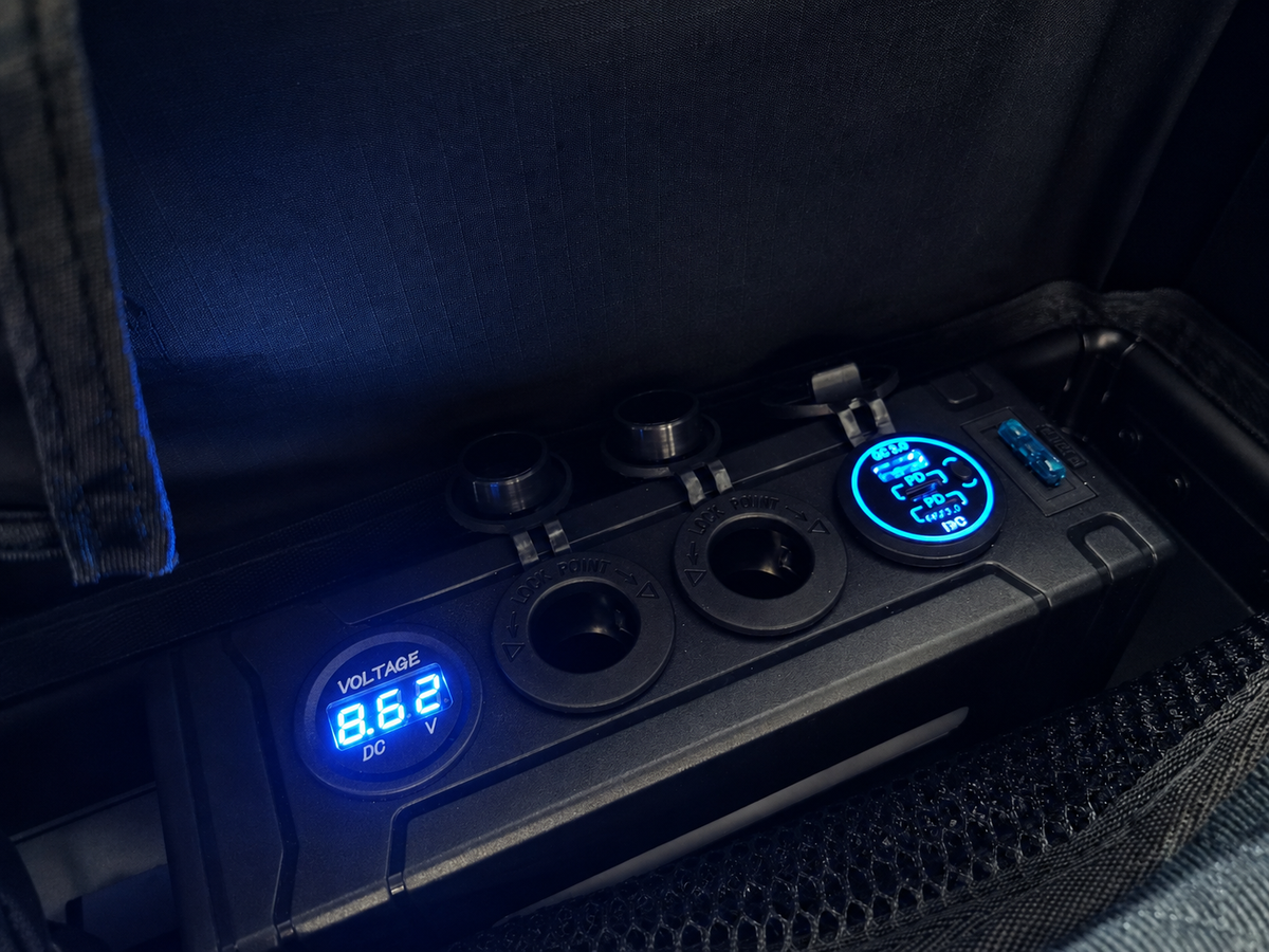 Keep camp powered without stepping outside.