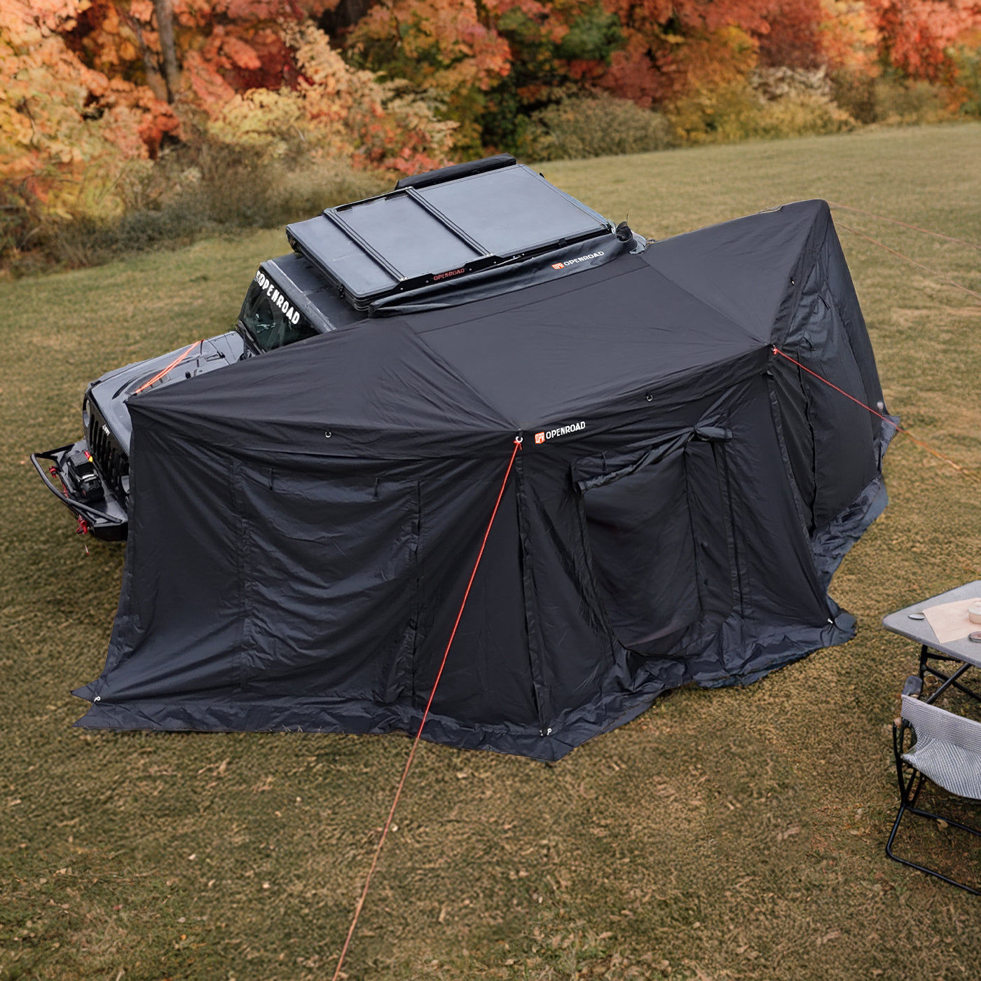 Best 270 Degree Foldable Freestanding Car Awning – Openroad4wd