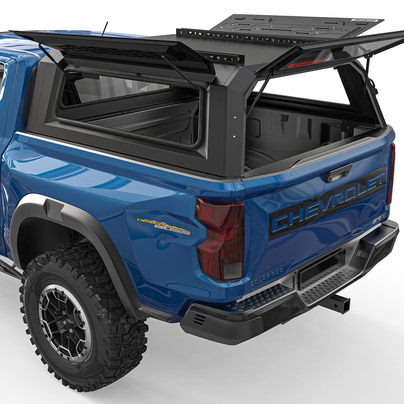 OPENROAD Aluminum Truck Cap for Chevy Colorado/GMC Canyon (2023-2026) – 5ft Bed Openroad4wd