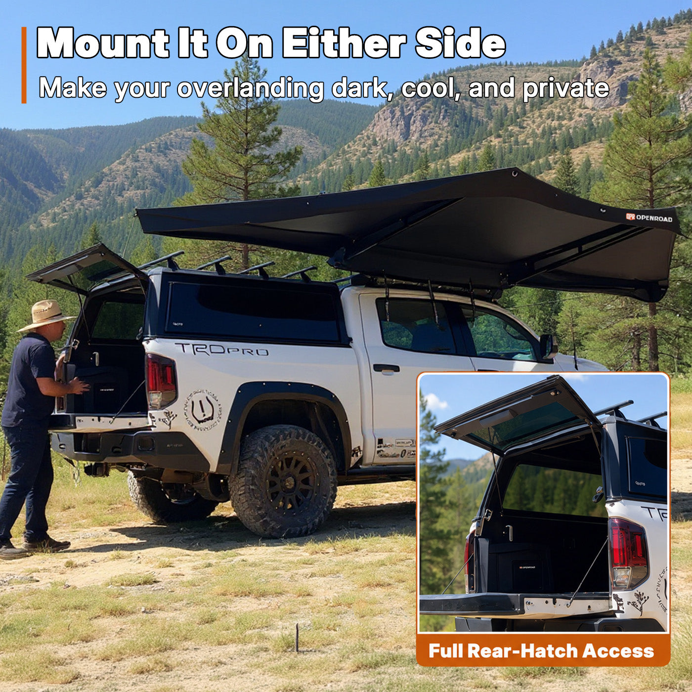 OPENROAD 180 Free Standing Awning