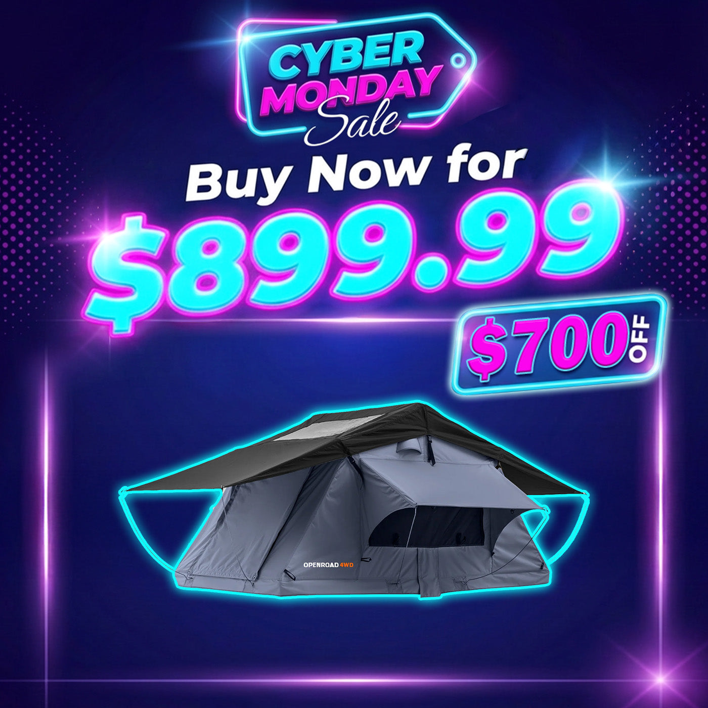 OPENROAD Soft Roof Top Tent