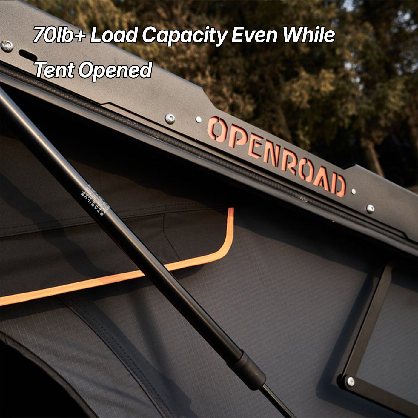 OPENROAD Aluminum Hard Shell Roof Top Tent-PeakRoof LT Series