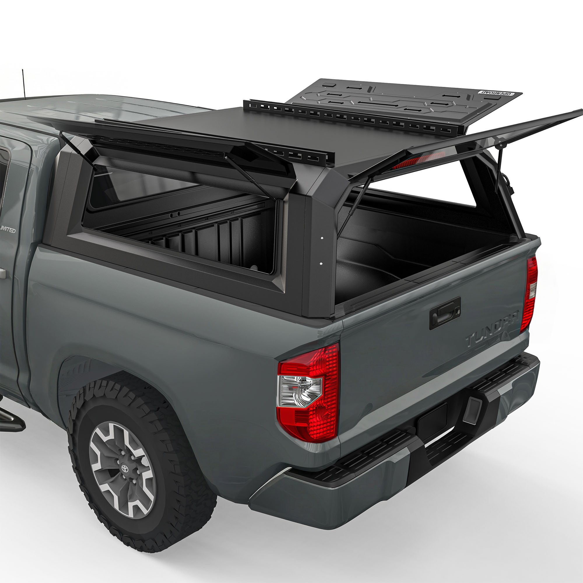 OPENROAD Aluminum Truck Cap for Toyota Tundra (2014-2021) – 5.5ft Bed Openroad4wd