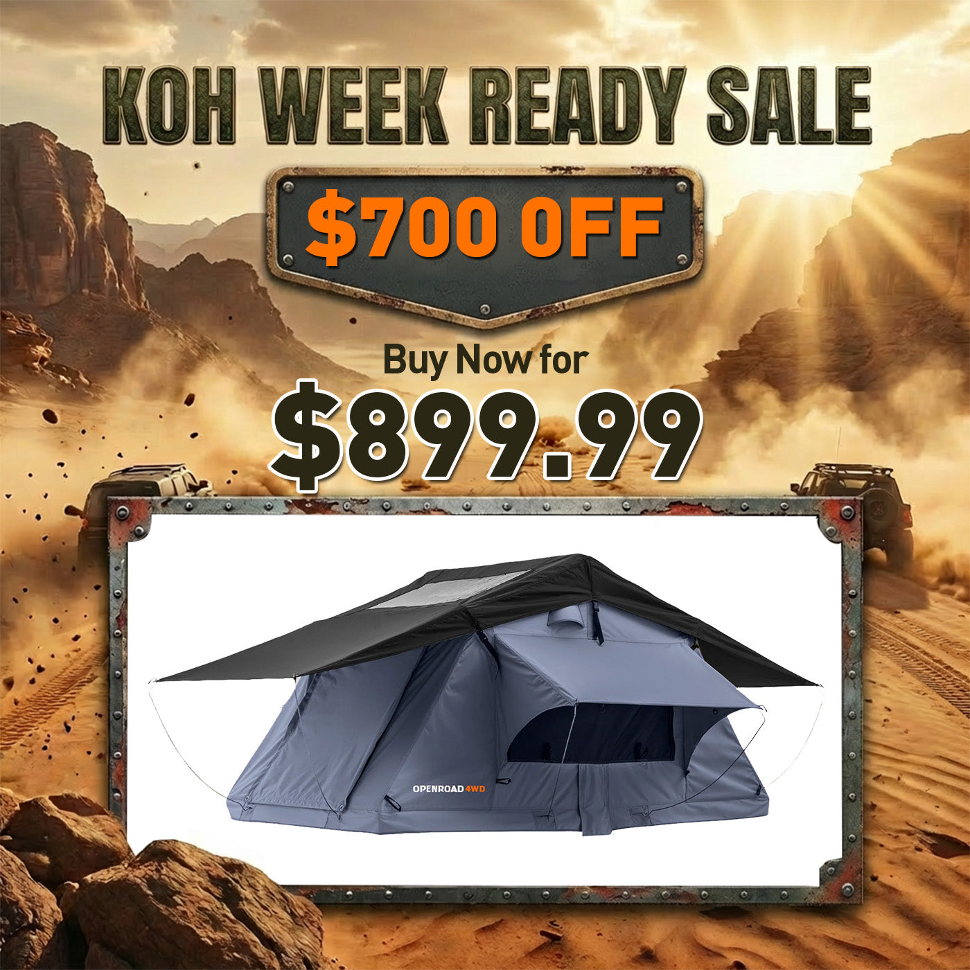 OPENROAD Soft Roof Top Tent