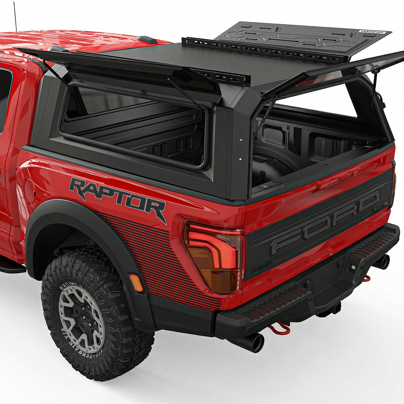 OPENROAD Aluminum Truck Cap for Ford F-150 (2021-2026) – 5.7ft Bed Openroad4wd