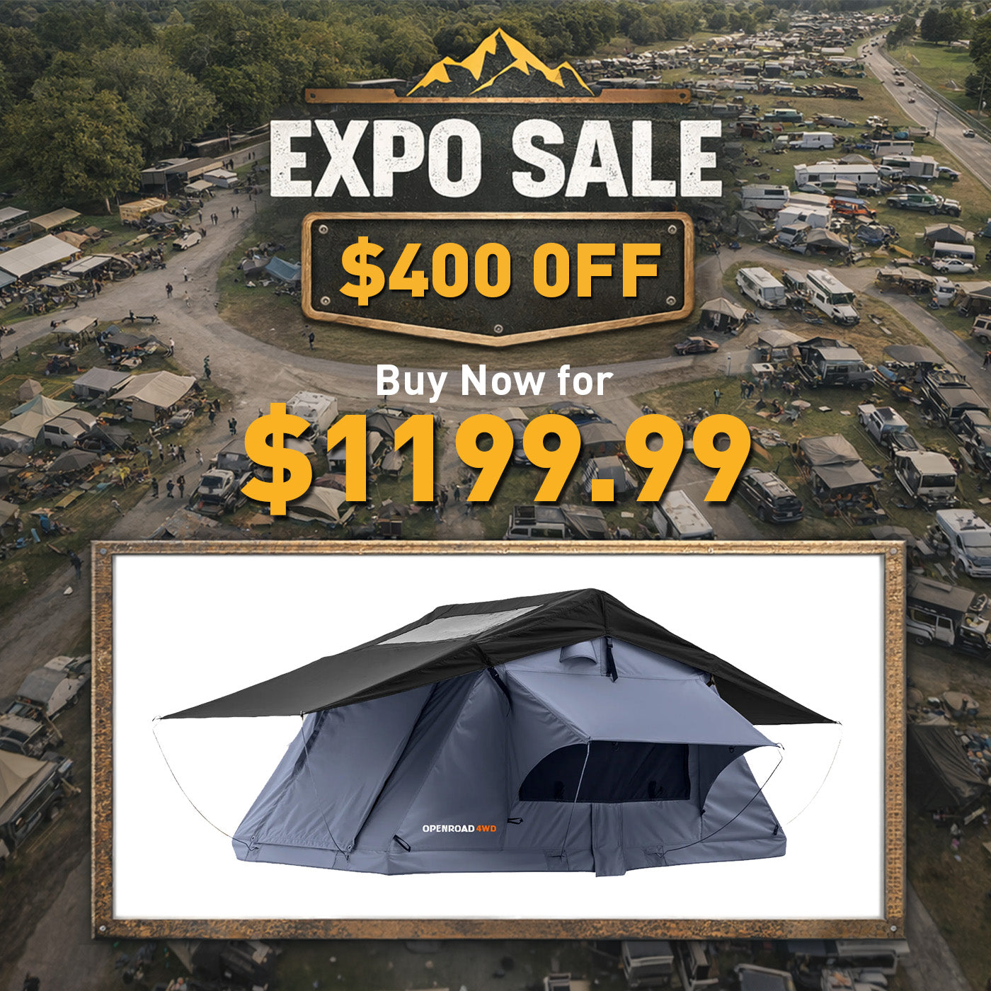 OPENROAD Soft Roof Top Tent Openroad4wd