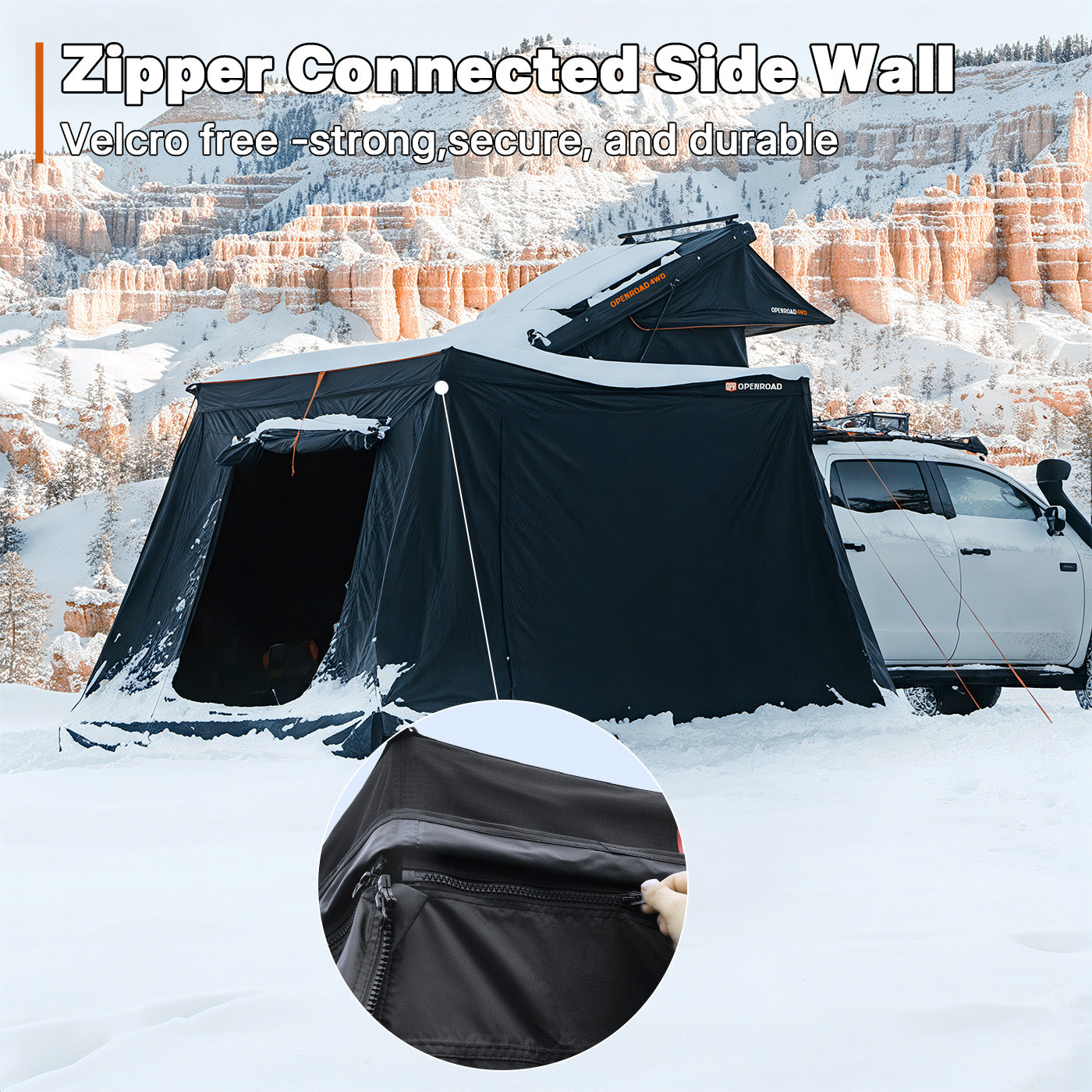 OPENROAD 270 Free Standing Awning for Camping awnings openroad4wd.com