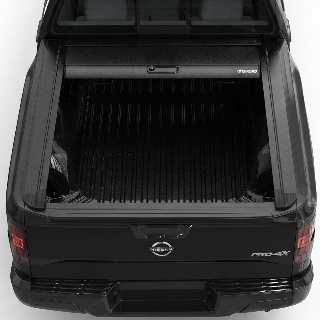 OPENROAD Aluminum Retractable Tonneau Cover for Nissan Frontier（2022-2026）5.0 ft With handle Openroad4wd