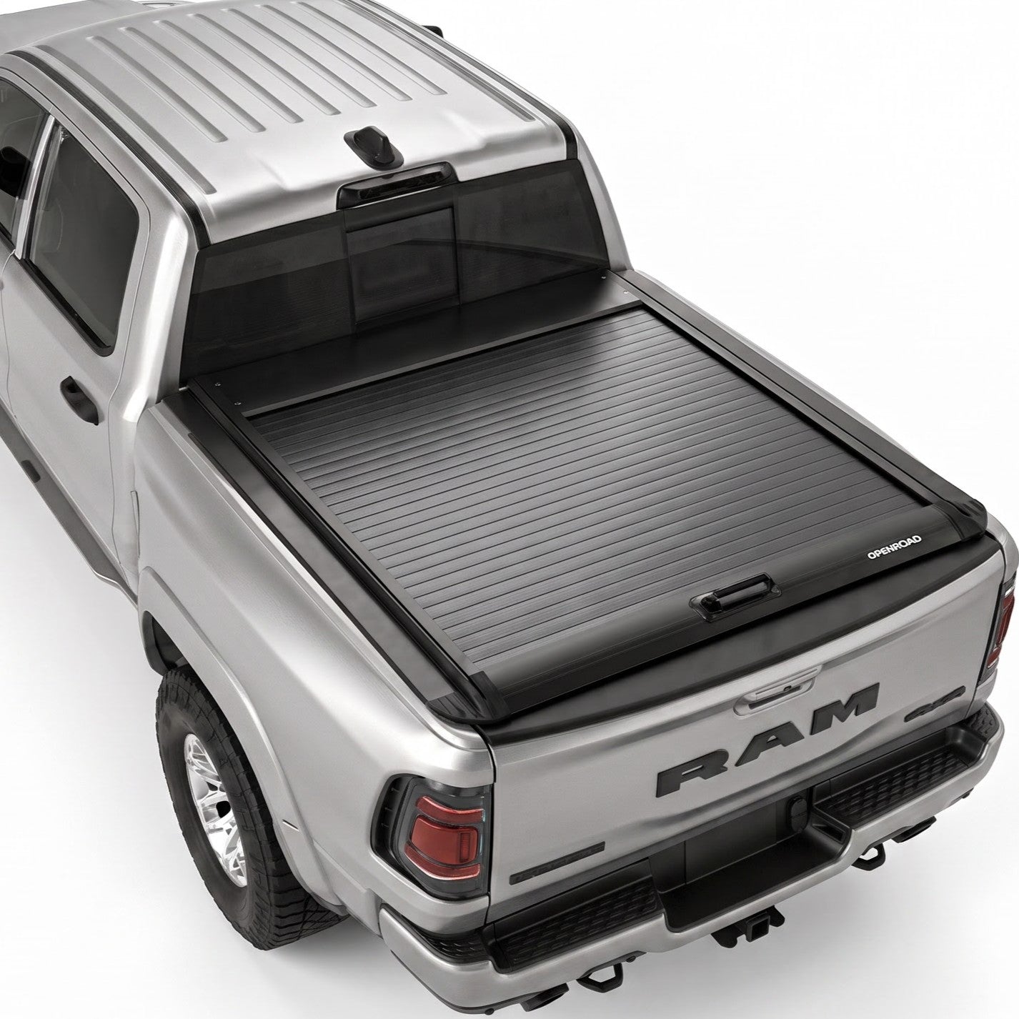 OPENROAD Aluminum Retractable Tonneau Cover for RAM 1500(2009-2026) 5.7ft With handle Openroad4wd