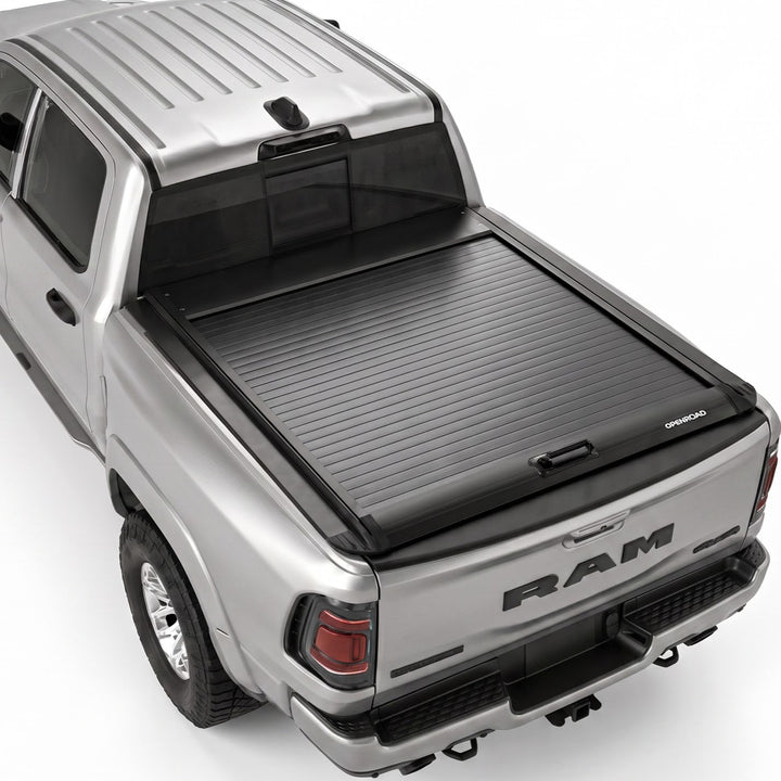 OPENROAD Aluminum Retractable Tonneau Cover for RAM 1500 2009–2026 5.7ft