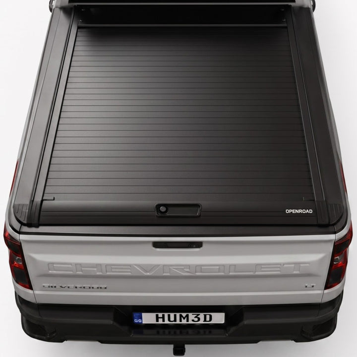 OPENROAD Aluminum Retractable Tonneau Cover for Chevy Silverado / Sierra 1500 (2019–2026) 5.8ft With Handle Openroad4wd