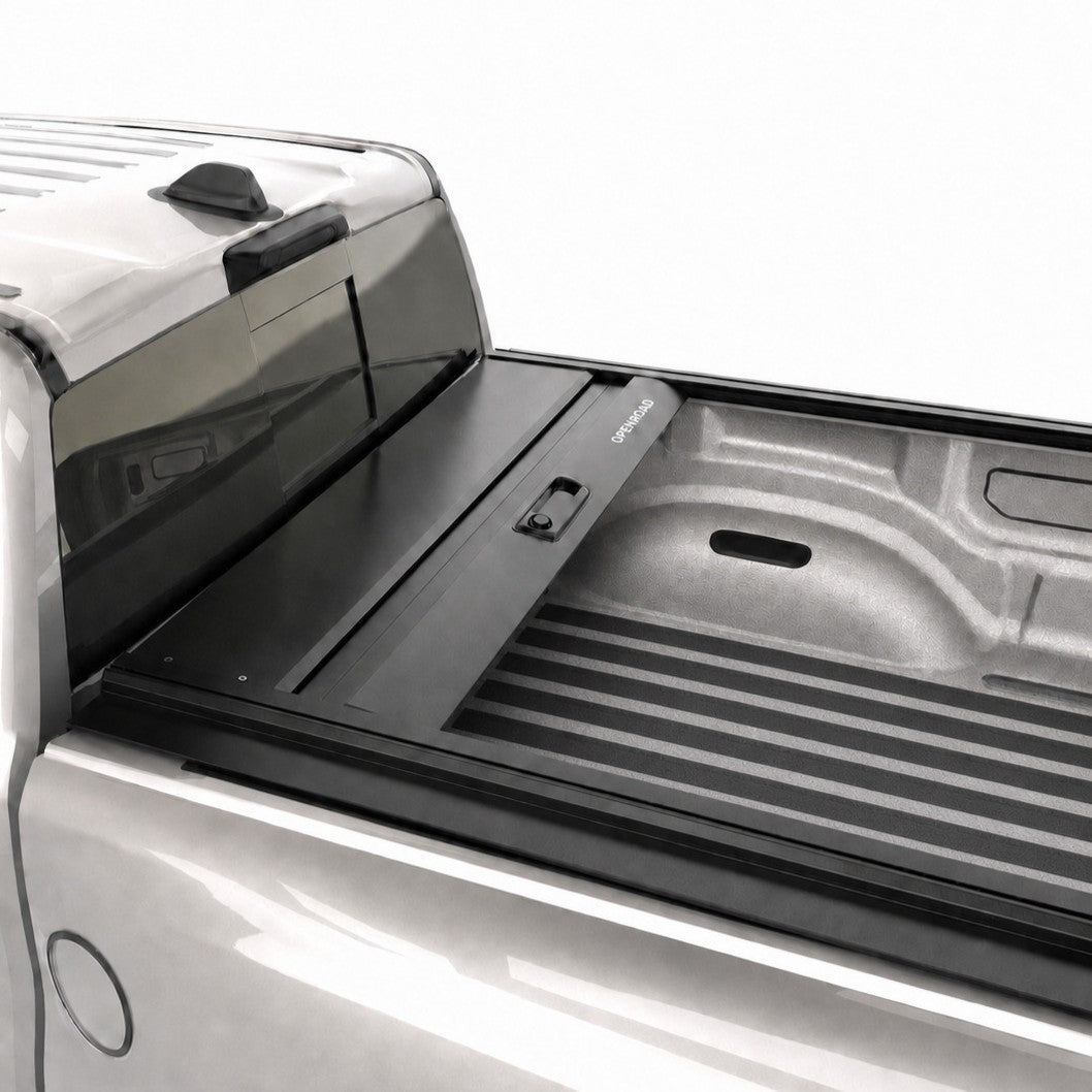 OPENROAD Aluminum Retractable Tonneau Cover for RAM 1500(2009-2026) 5.7ft With handle Openroad4wd