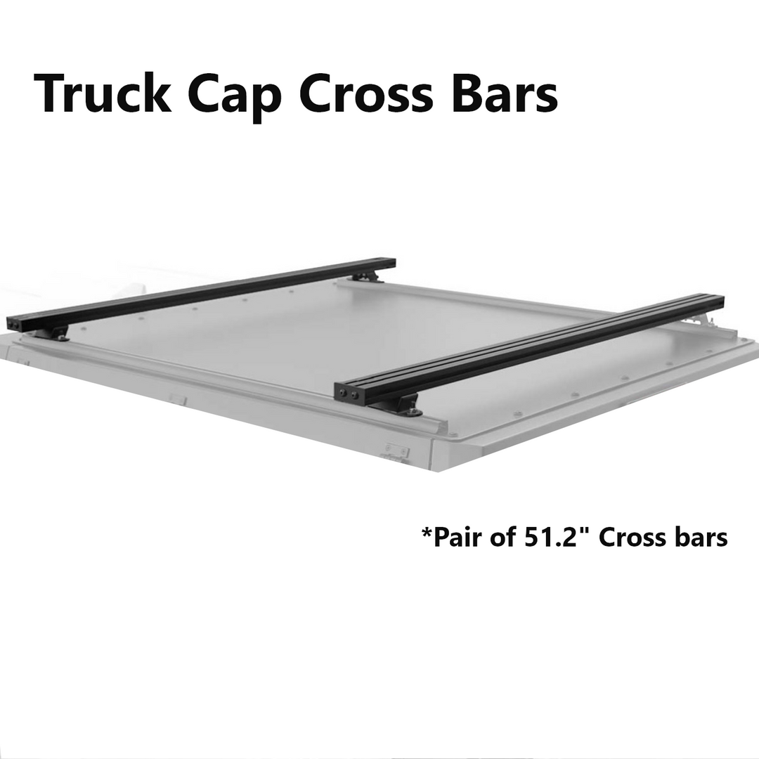 OPENROAD Truck Cap Cross Bars - Pair of 51.2" Cross Bars Openroad4wd