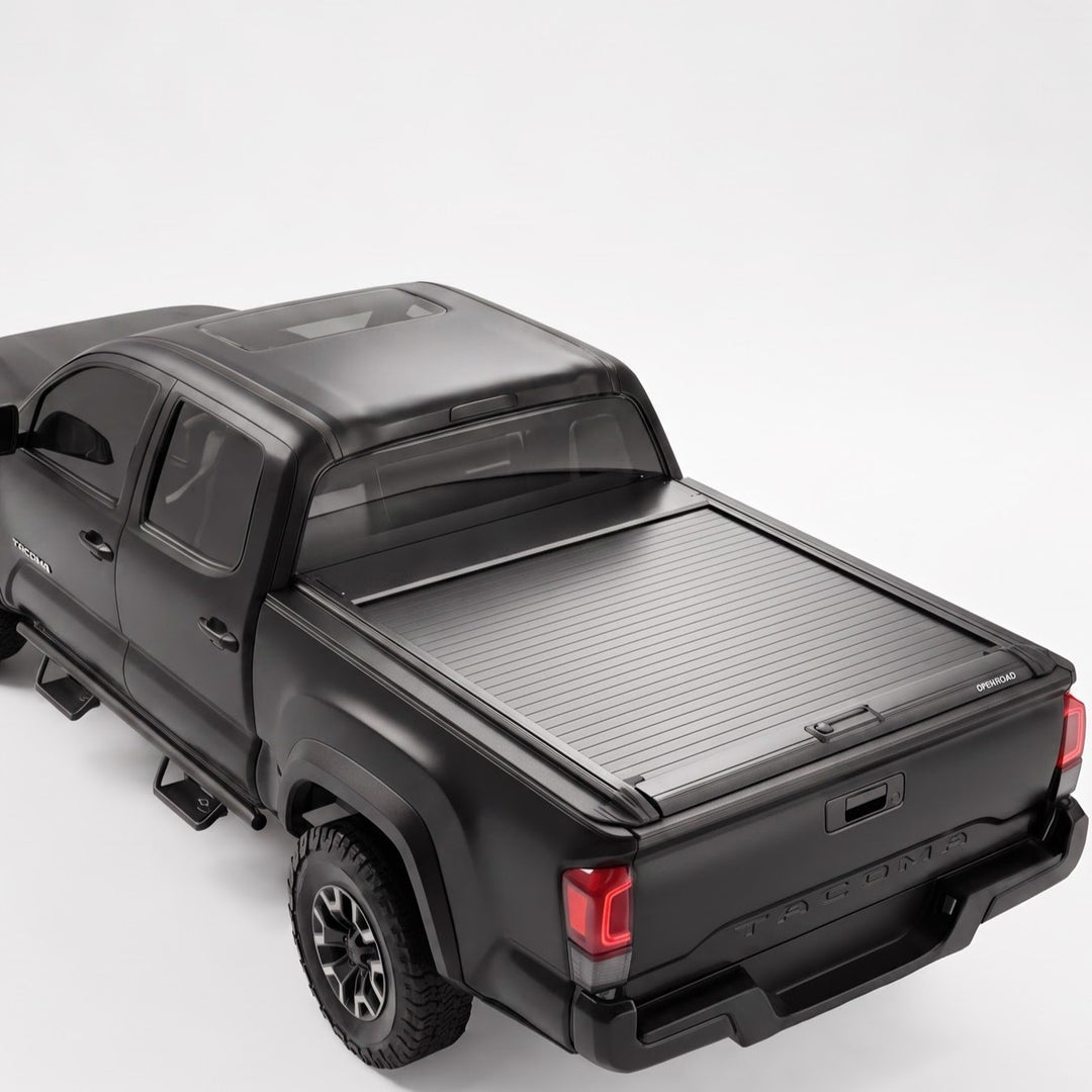 OPENROAD Aluminum Retractable Tonneau Cover for Toyota Tacoma (2016-2023) 5ft With handle Openroad4wd