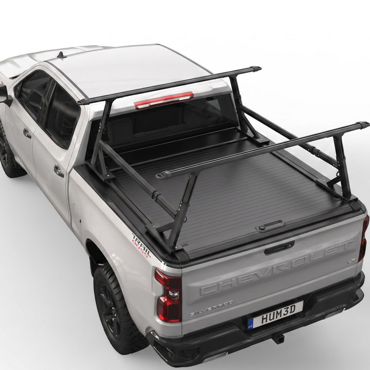 OPENROAD Aluminum Retractable Tonneau Cover for Chevy Silverado / Sierra 1500 (2019–2026) 5.8ft With Handle Openroad4wd