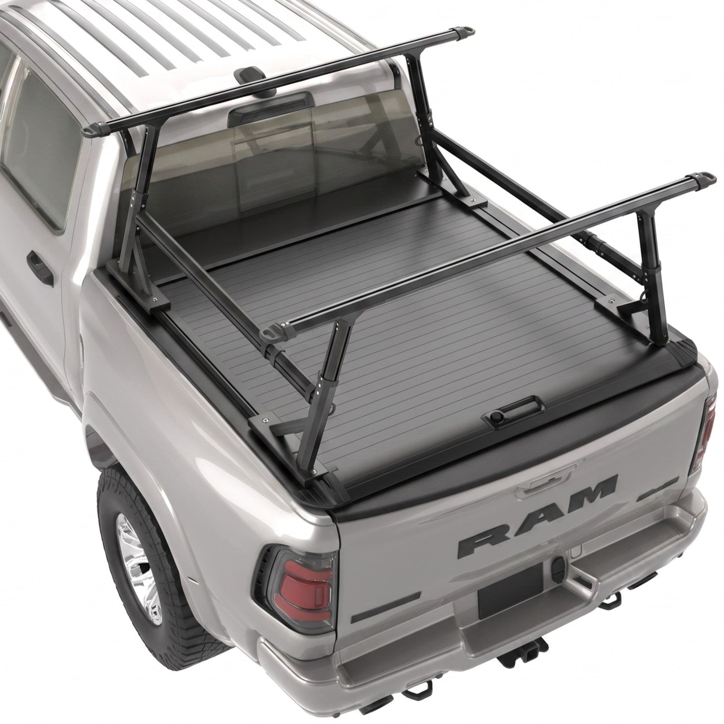 OPENROAD Aluminum Retractable Tonneau Cover for RAM 1500(2009-2026) 5.7ft With handle Openroad4wd