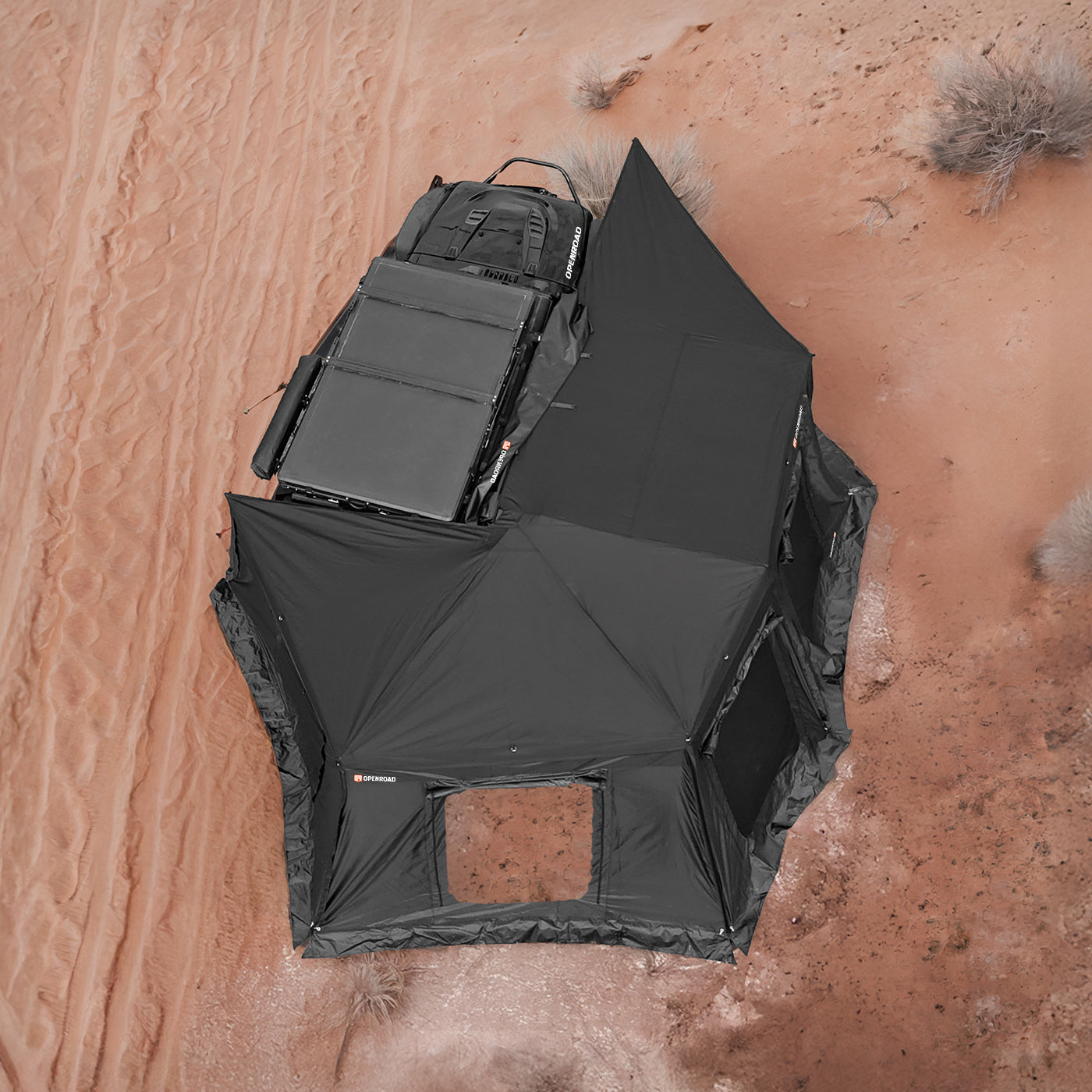 OPENROAD 270 Degree Awning Plus Openroad4wd Passenger Awning with Sidewalls