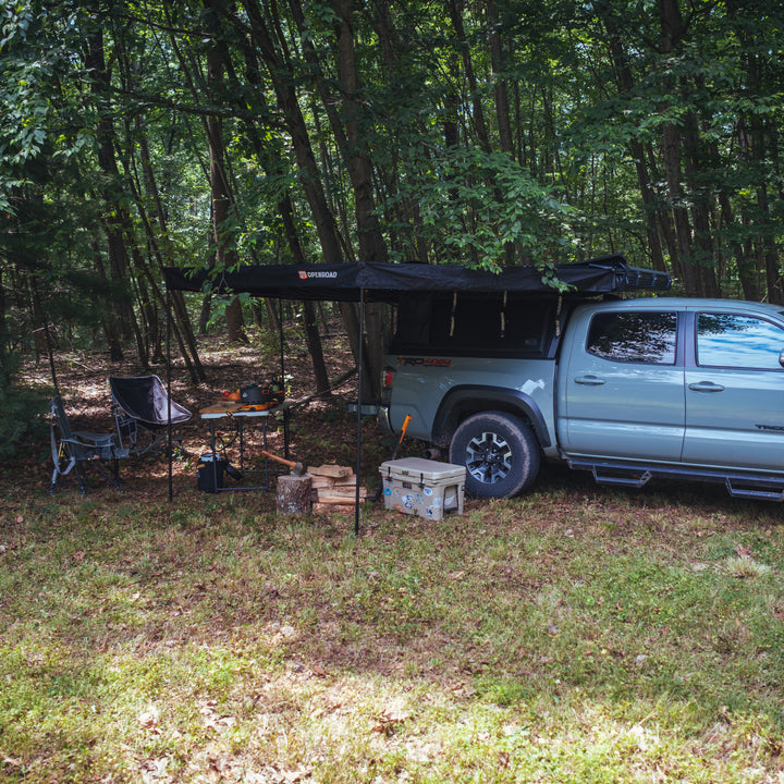 OPENROAD 270 Free Standing Awning for Camping-Adventure Series with Shower Awning V2 Openroad4wd